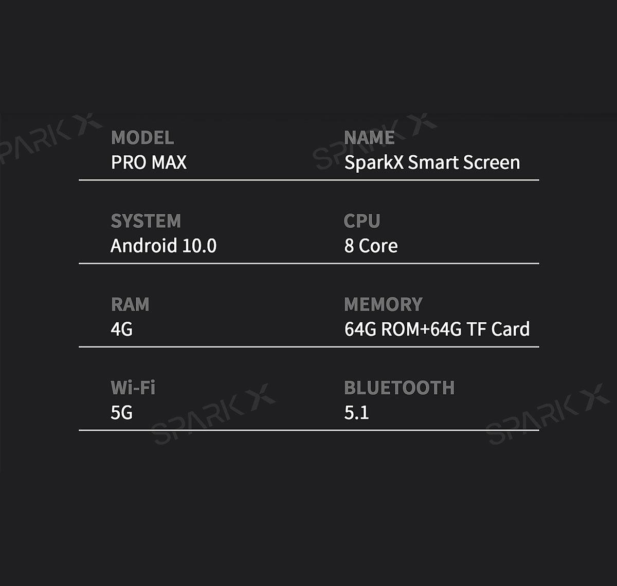 SparkX Smart Screen Pro Max - SparkX